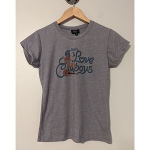 Von Dutch I Love Cowboys Short Sleeve T-Shirt